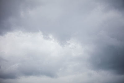 Low angle view of cloudy sky