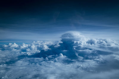 Low angle view of clouds in sky