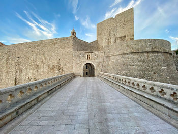 View of historical building against sky