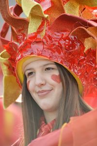 Portrait of smiling young woman