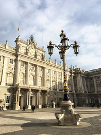 Palace forecourt in madrid