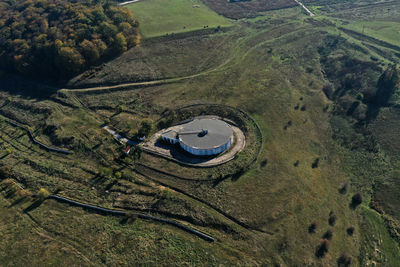 High angle view of landscape