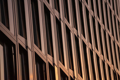 Low angle view of modern building in city