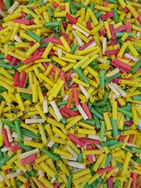 Full frame shot of multi colored candies