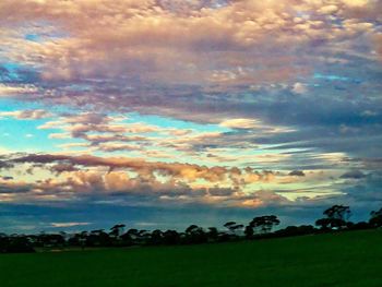 Scenic view of cloudy sky