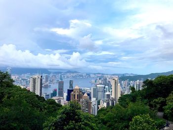 Cityscape against sky