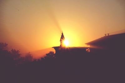 Scenic view of sunset