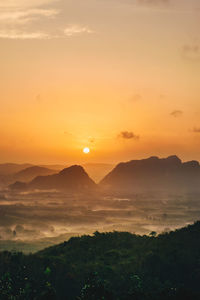 View from the top of the mountain