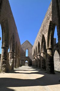 Abbey ruins at france most western point 