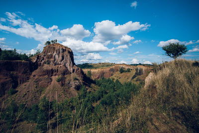 Panoramic view of landscape against sky