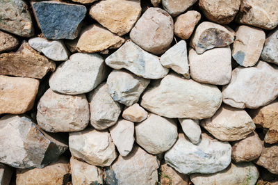 Full frame shot of stone wall