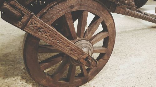 Close-up of wheel