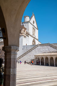 View of historical building against clear sky