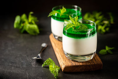 Close-up of drink on table