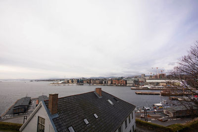 Panorama of the fjord in oslo