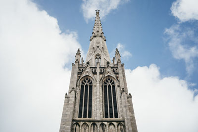 Low angle view of building against sky