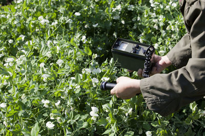 Man working in farm