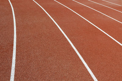 Full frame shot of running track