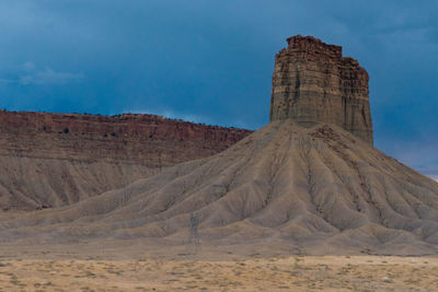 Rock formations in a desert