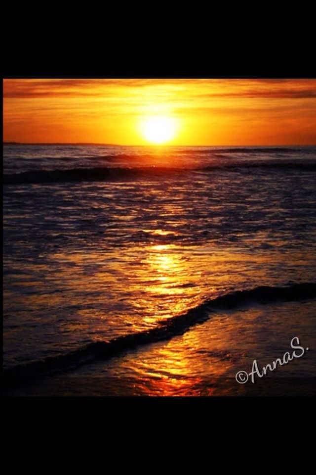 SCENIC VIEW OF SEA AGAINST SUNSET SKY