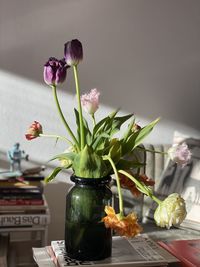 Close-up of potted plant on table