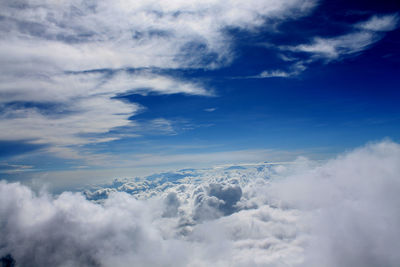 Low angle view of clouds in sky