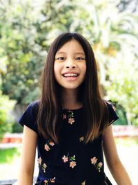 Portrait of a smiling young woman