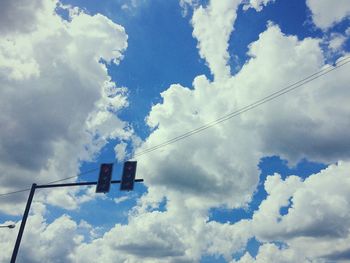 Low angle view of clouds in sky