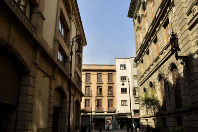 Low angle view of building against sky