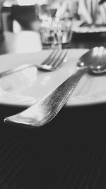 Close-up of food on table