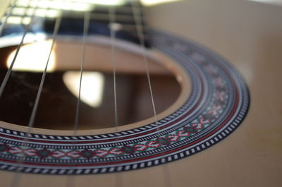 Close-up of guitar