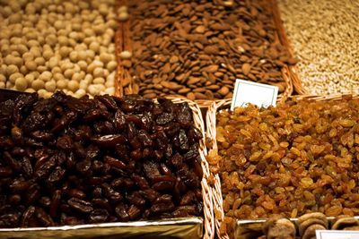 Close-up of food for sale at market stall