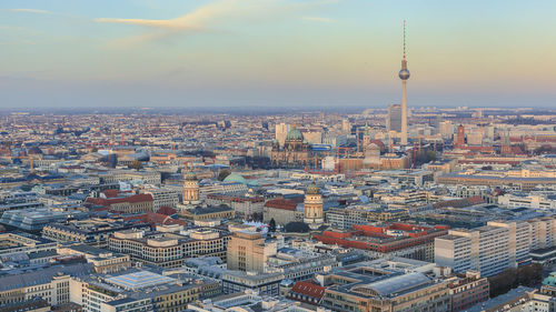 Aerial view of cityscape