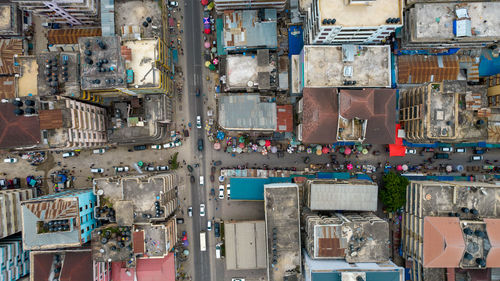 Aerial view of dar es salaam, tanzania