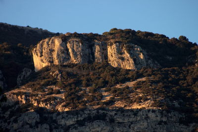 View of rock formation