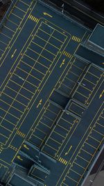 High angle view of sound mixer