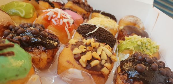 Close-up of food served in plate