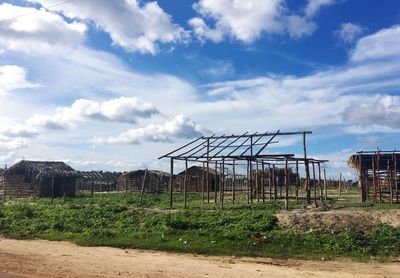 View of built structure against sky