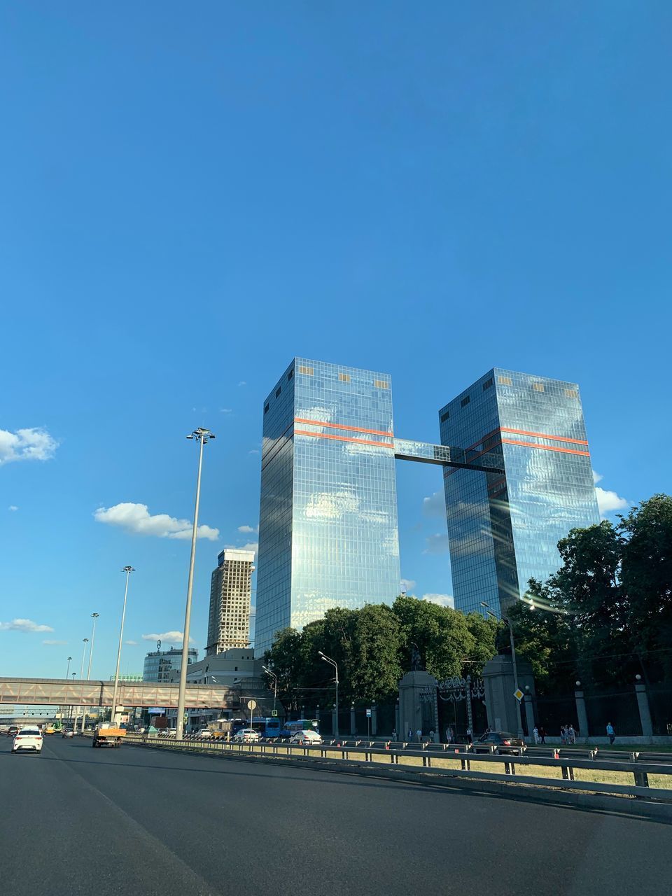 MODERN BUILDINGS AGAINST SKY