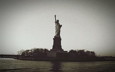 Statue of liberty against clear sky