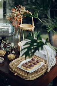 Close-up of potted plant on table