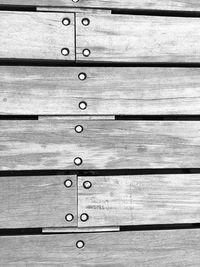 Full frame shot of wooden planks