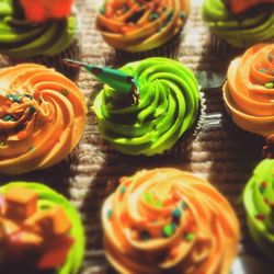 Close-up of colorful candies for sale