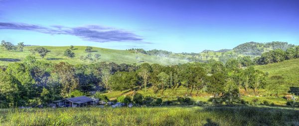 Scenic view of landscape against sky