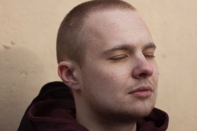 Close-up of young boy