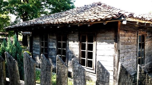 Panoramic view of building