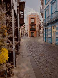 Street amidst buildings in city