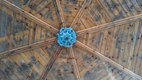 Low angle view of ceiling