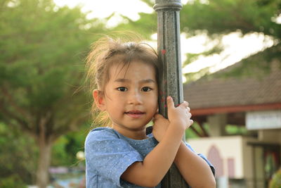 Portrait of cute smiling