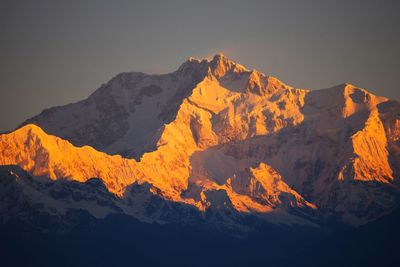 Kanchenjunga at dawn